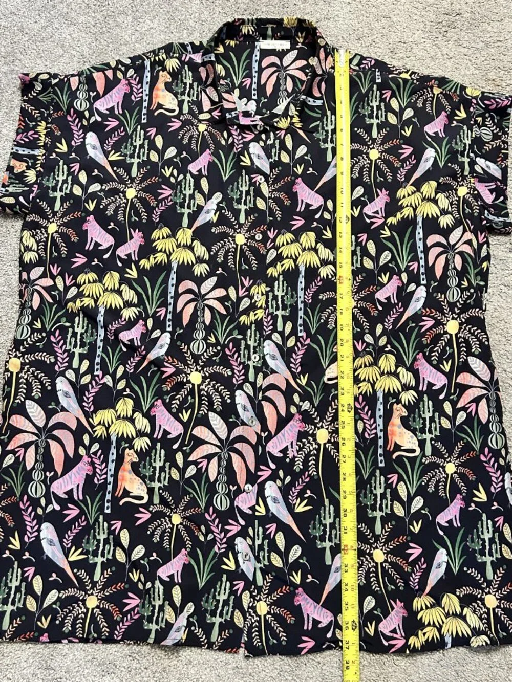 Little Party Dress "Wild Safari" Button-Up Shirt Dress – Size AU 20 / US 16 - Picture 8 of 8